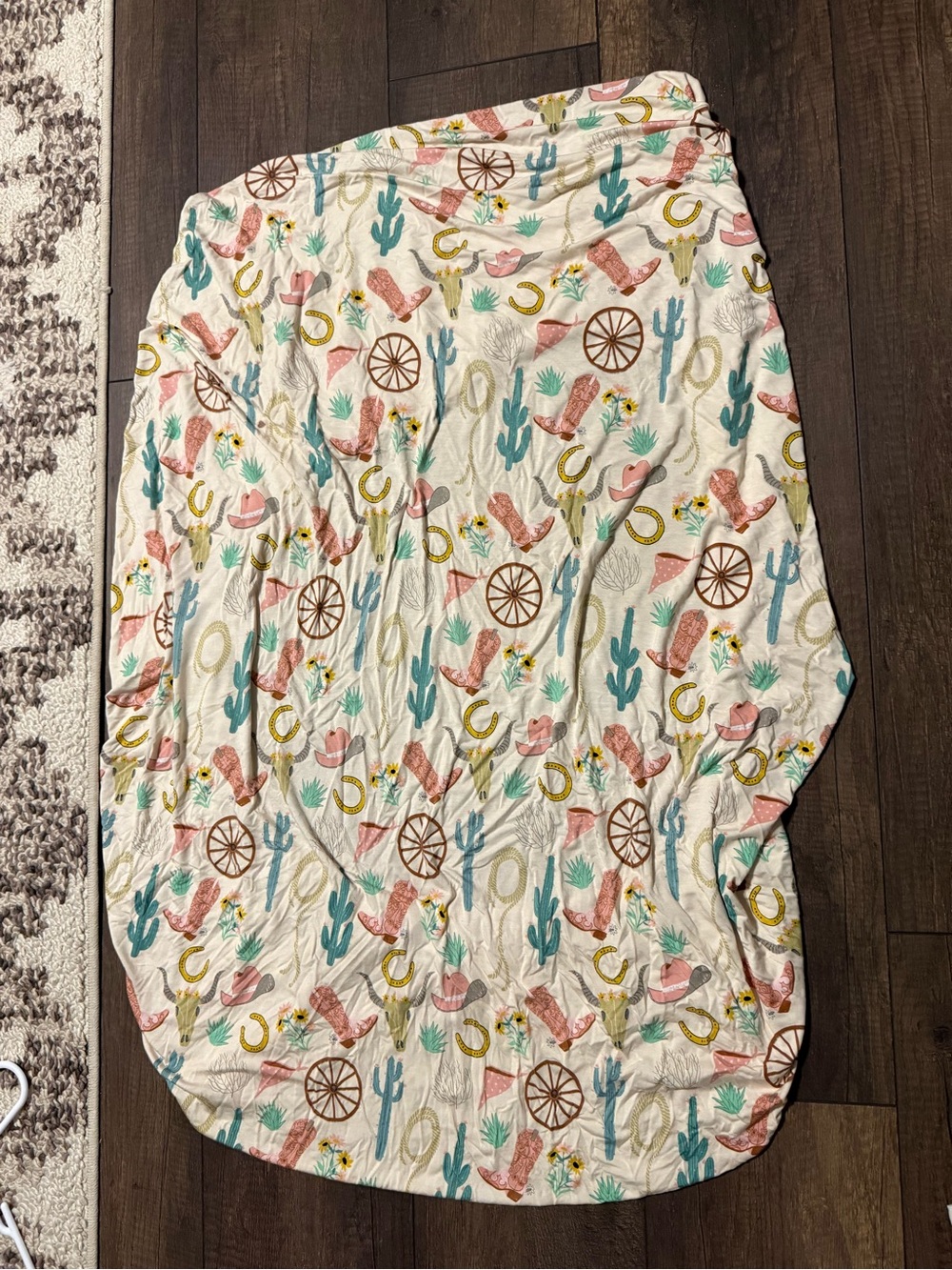 Little Sleepies Ready to Rodeo crib sheet